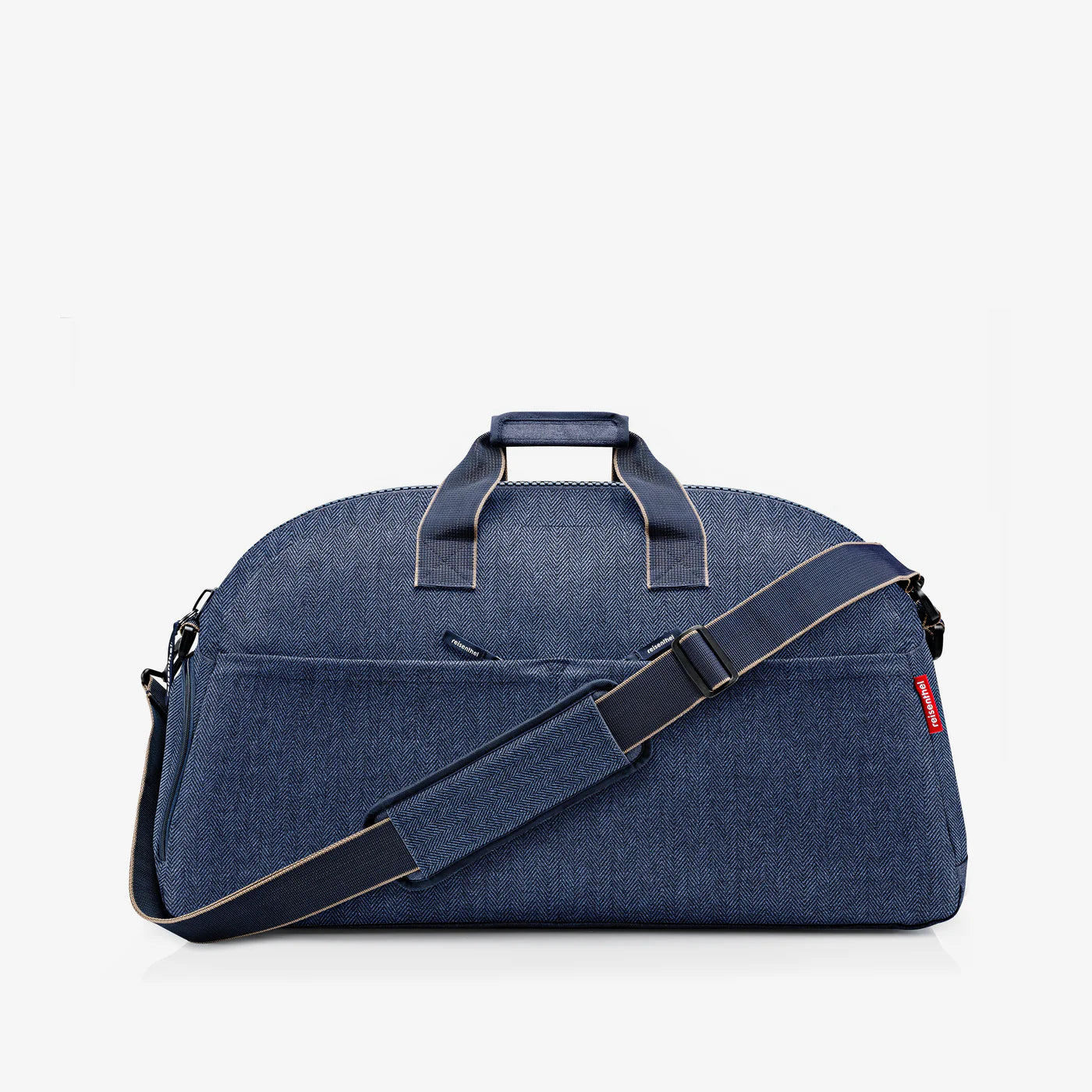 Overnighter Herringbone Dark Blue