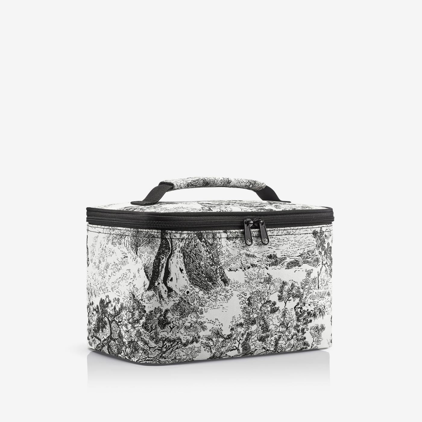 Cosmetic Case Jacquard Grey