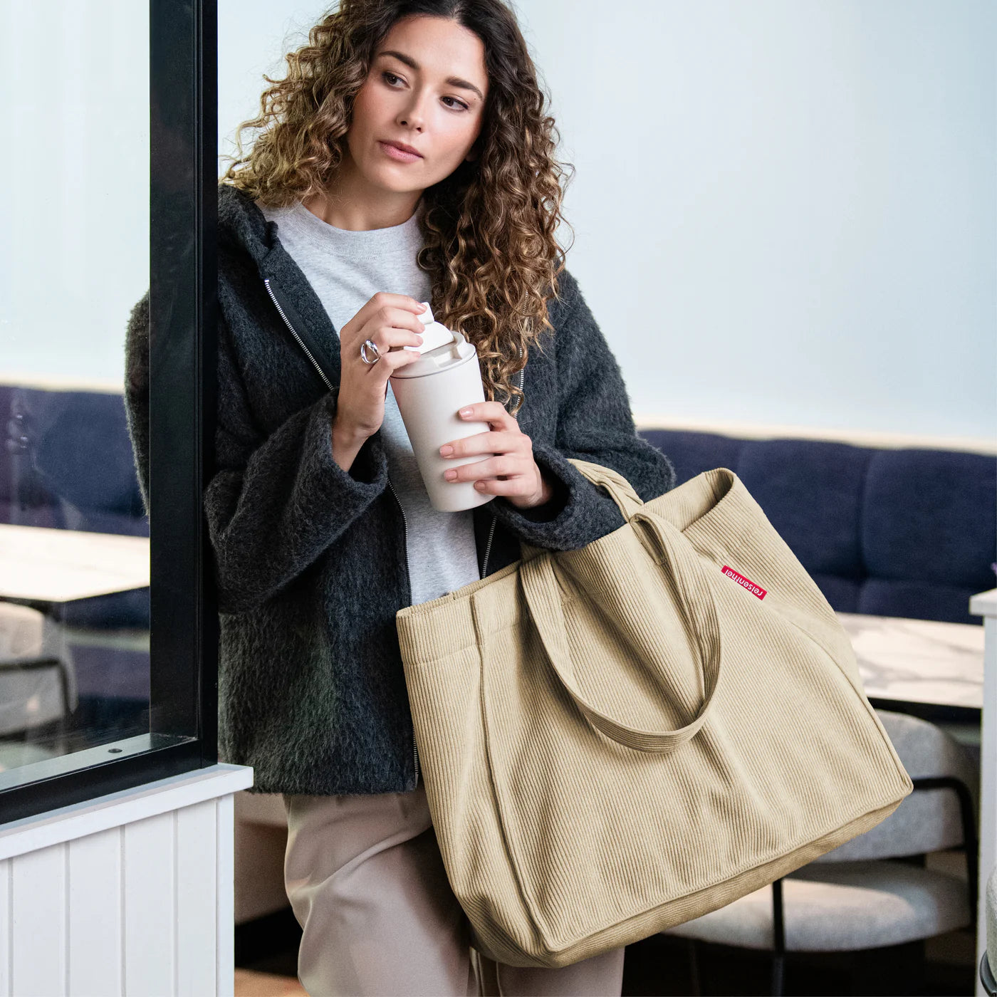 Softshopper Cord Sand