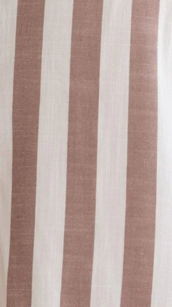 Baylee Mini Dress - Chocolate Stripe