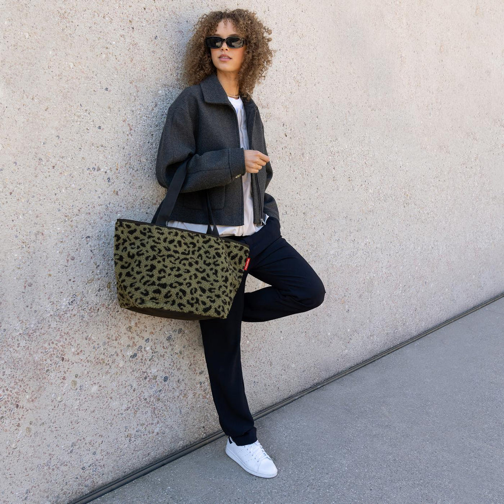 Shopper M Teddy Leo Olive