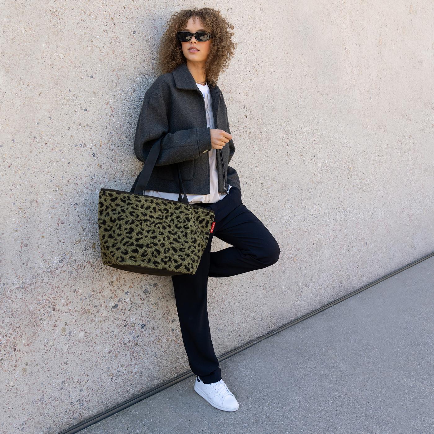 Shopper M Teddy Leo Olive