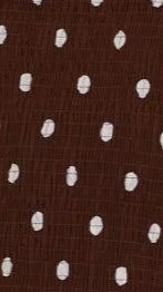 Gena Maxi Dress - Chocolate Polka
