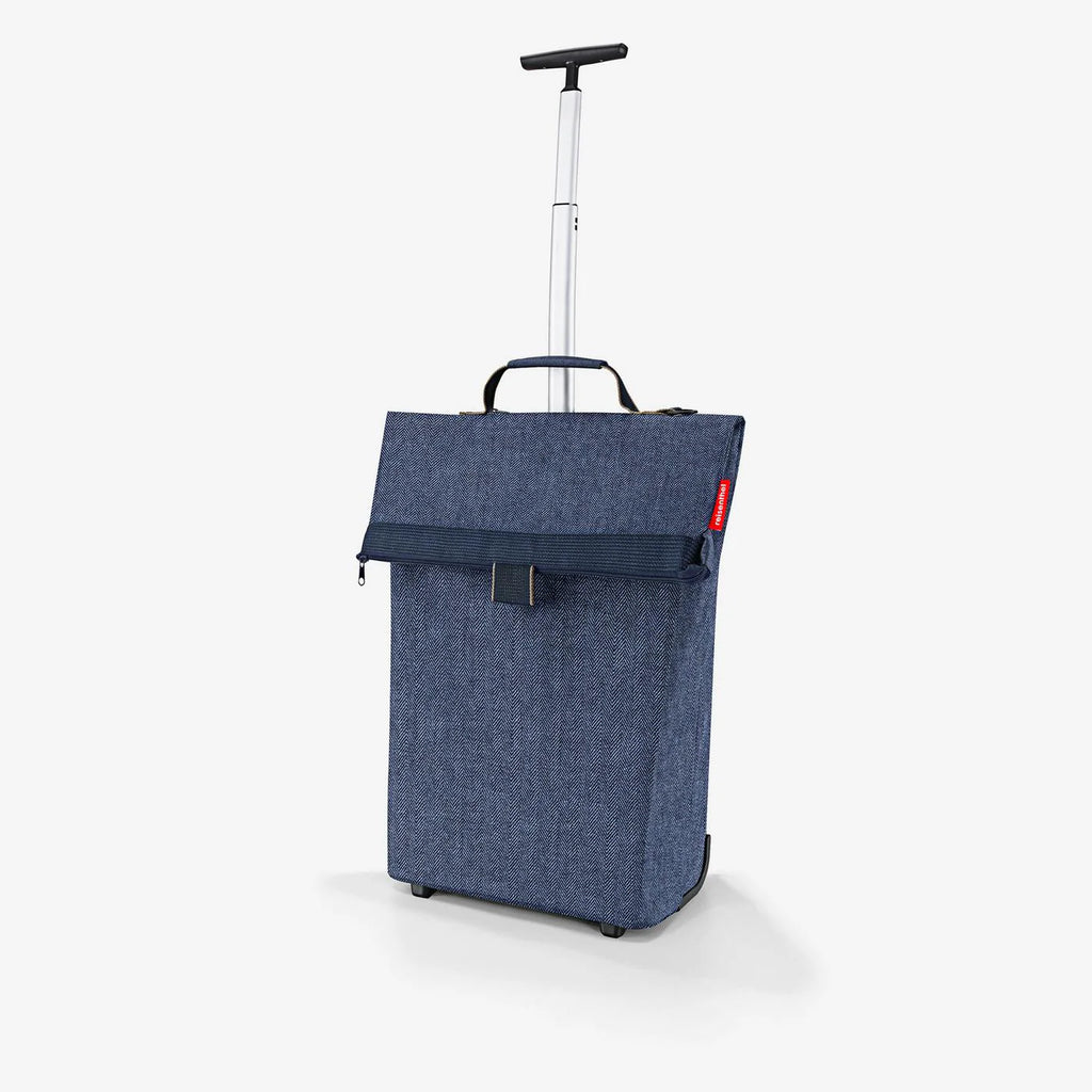 Trolley M Herringbone Dark Blue