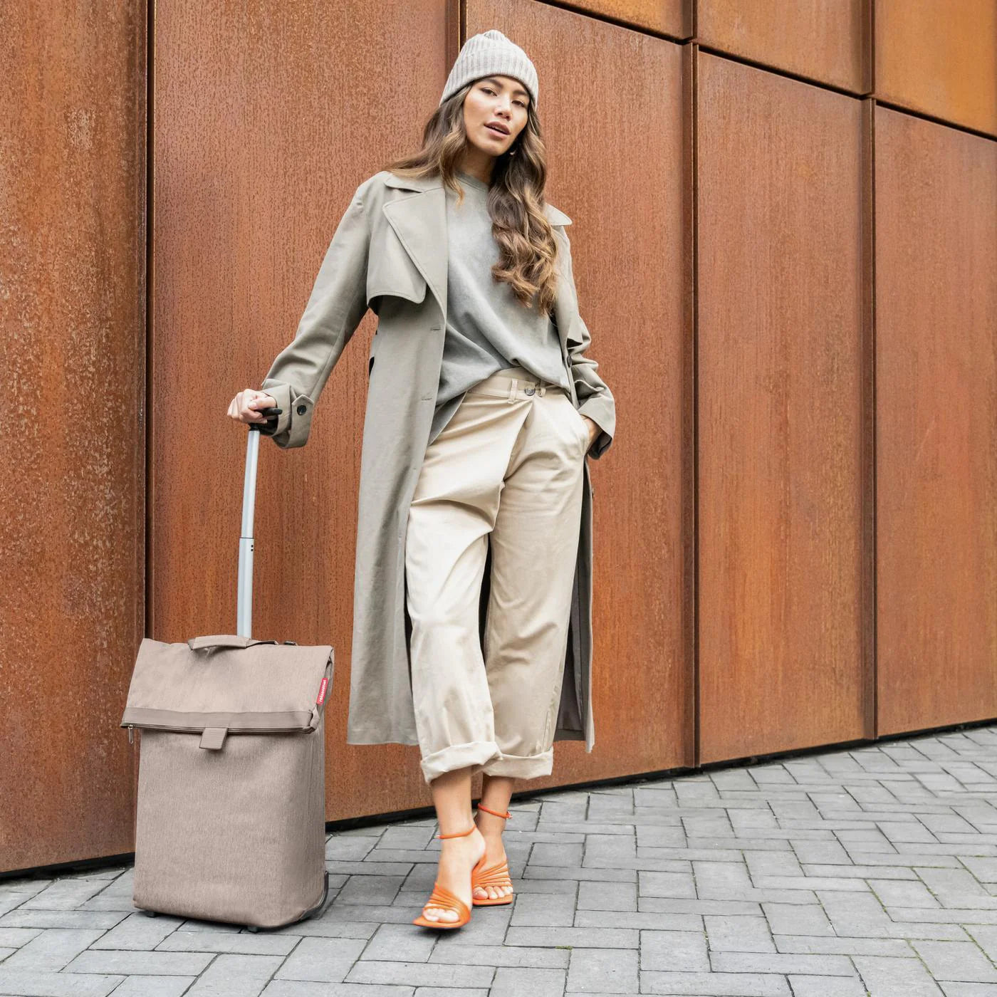 Trolley M Herringbone Mokka
