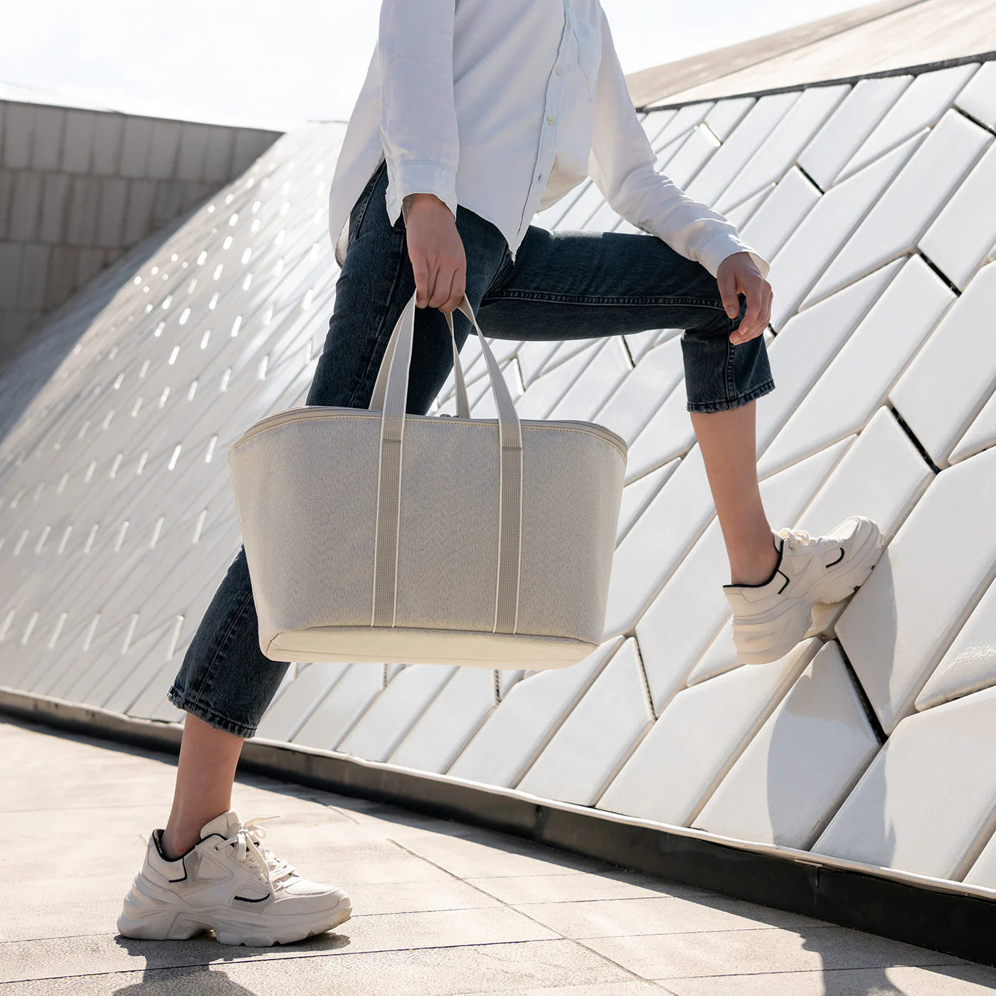 Coolerbag Herringbone Sand