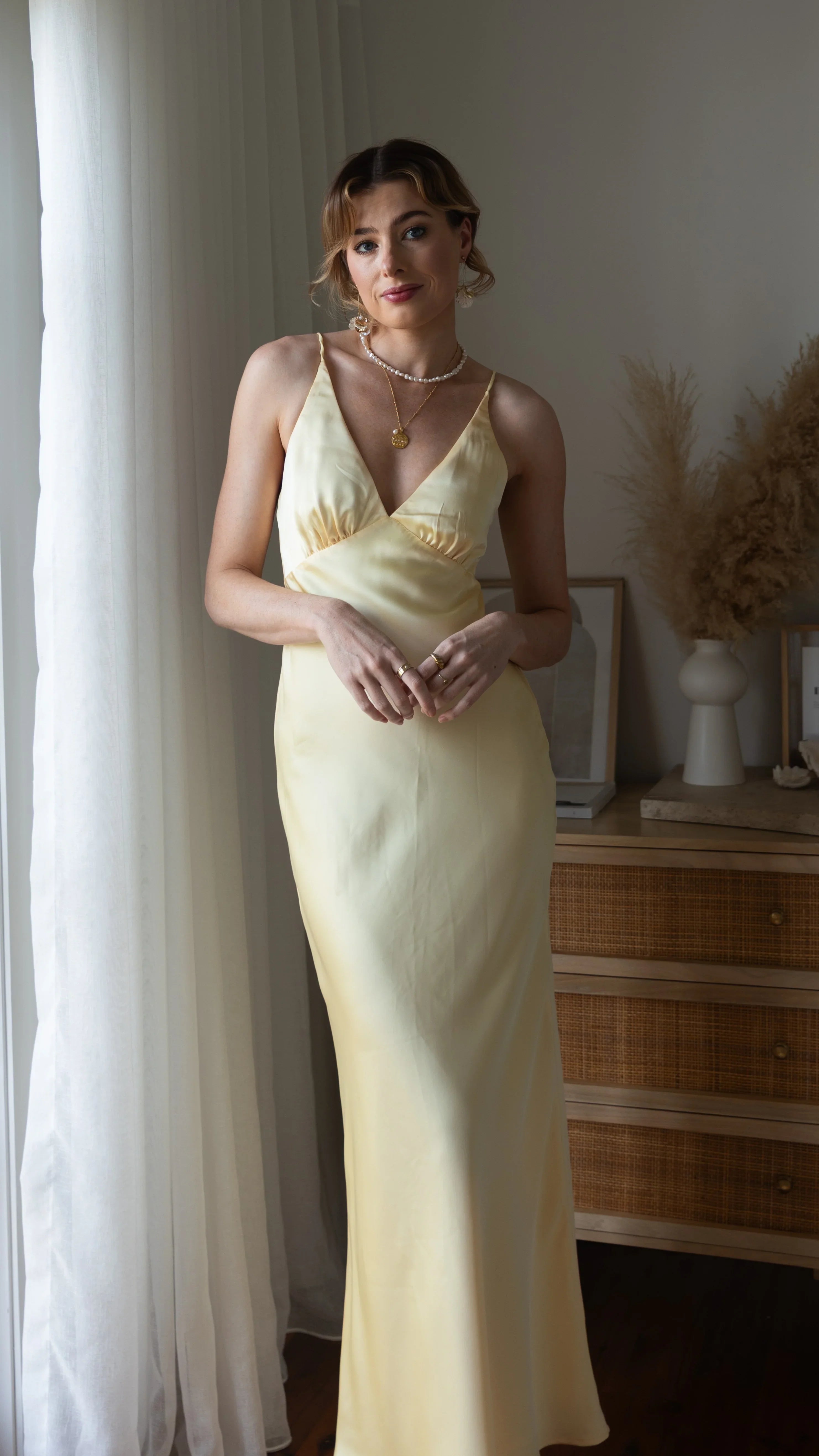 Ziah Maxi Dress - Yellow