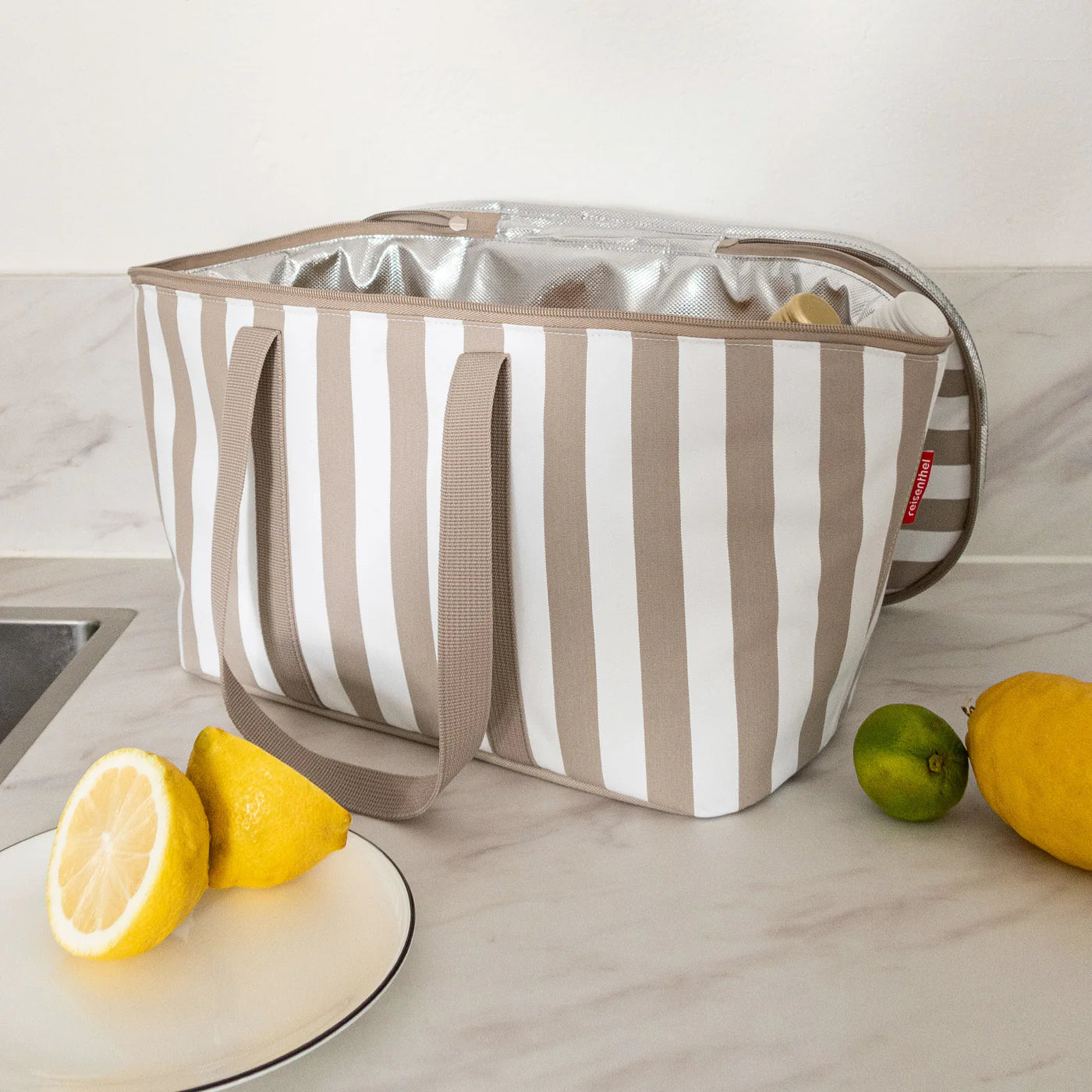 Coolerbag Summerstripes Coffee