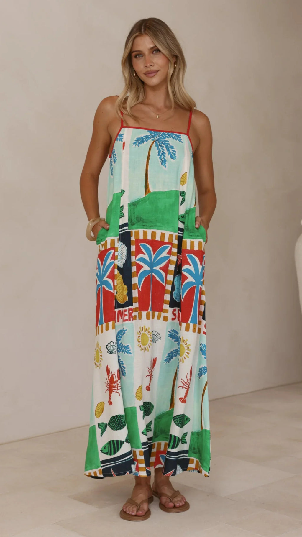 Leeta Maxi Dress - Soleil Summer