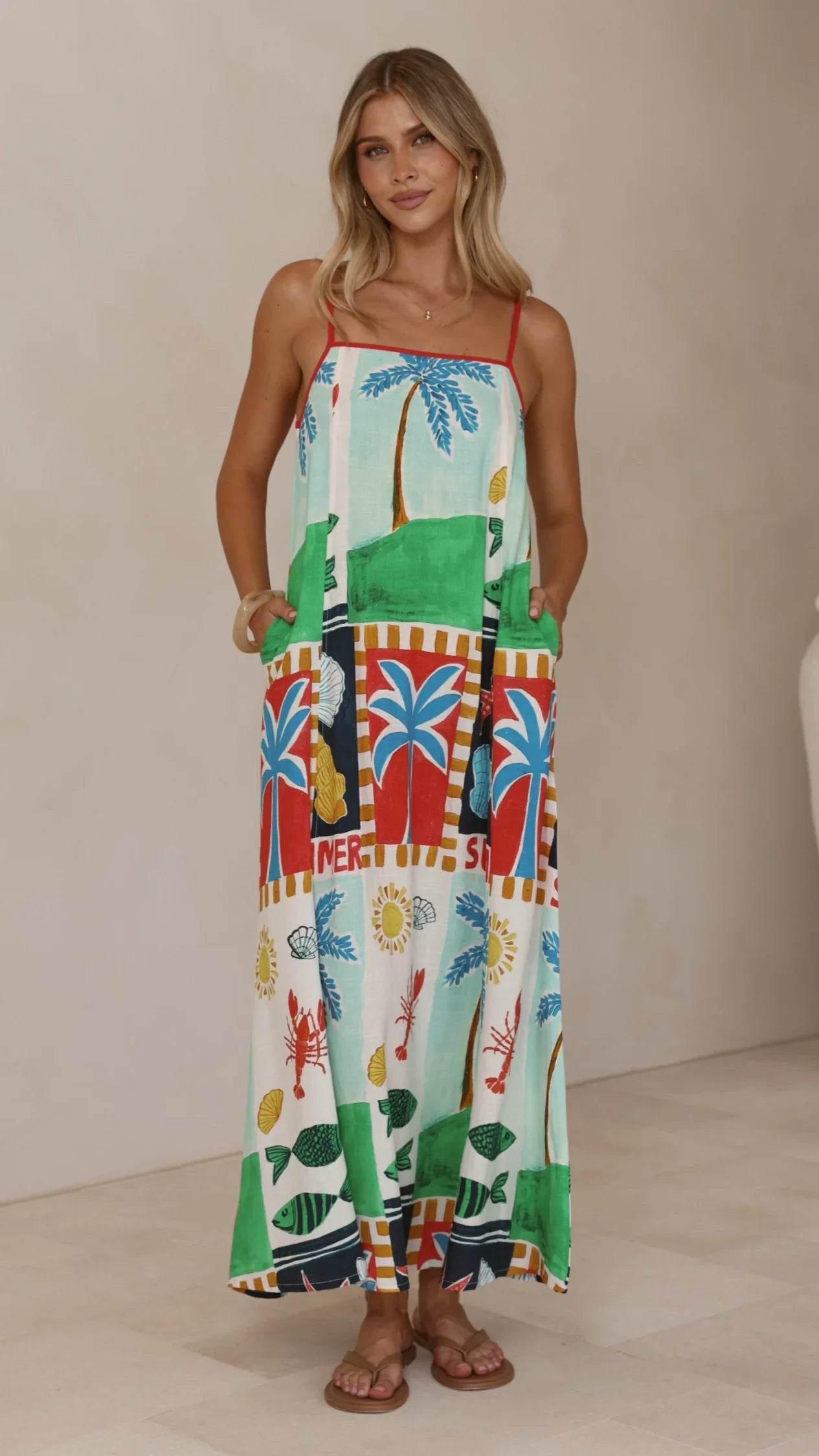 Leeta Maxi Dress - Soleil Summer