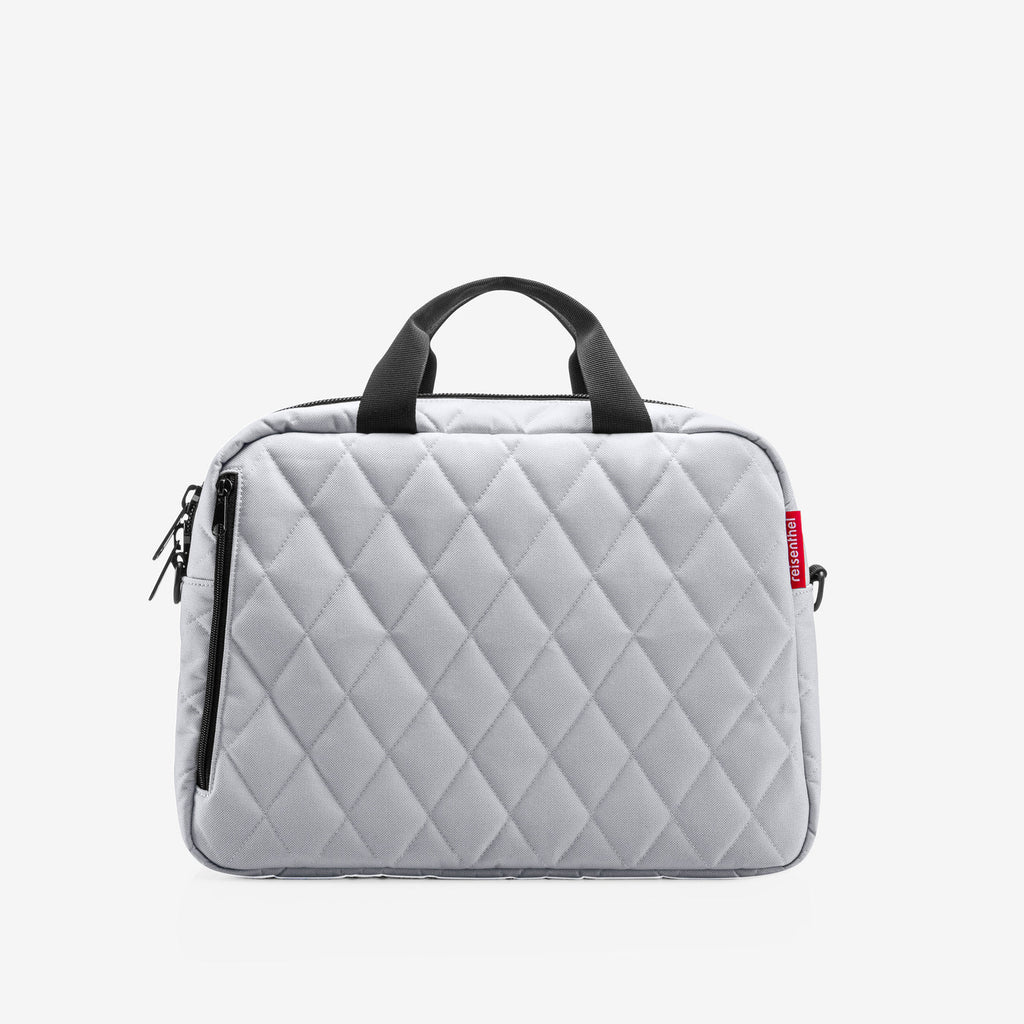 Notebook Bag Rhombus Light Grey