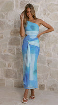 Kourt Maxi Dress - Blue