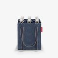 Bottlebag Herringbone Dark Blue