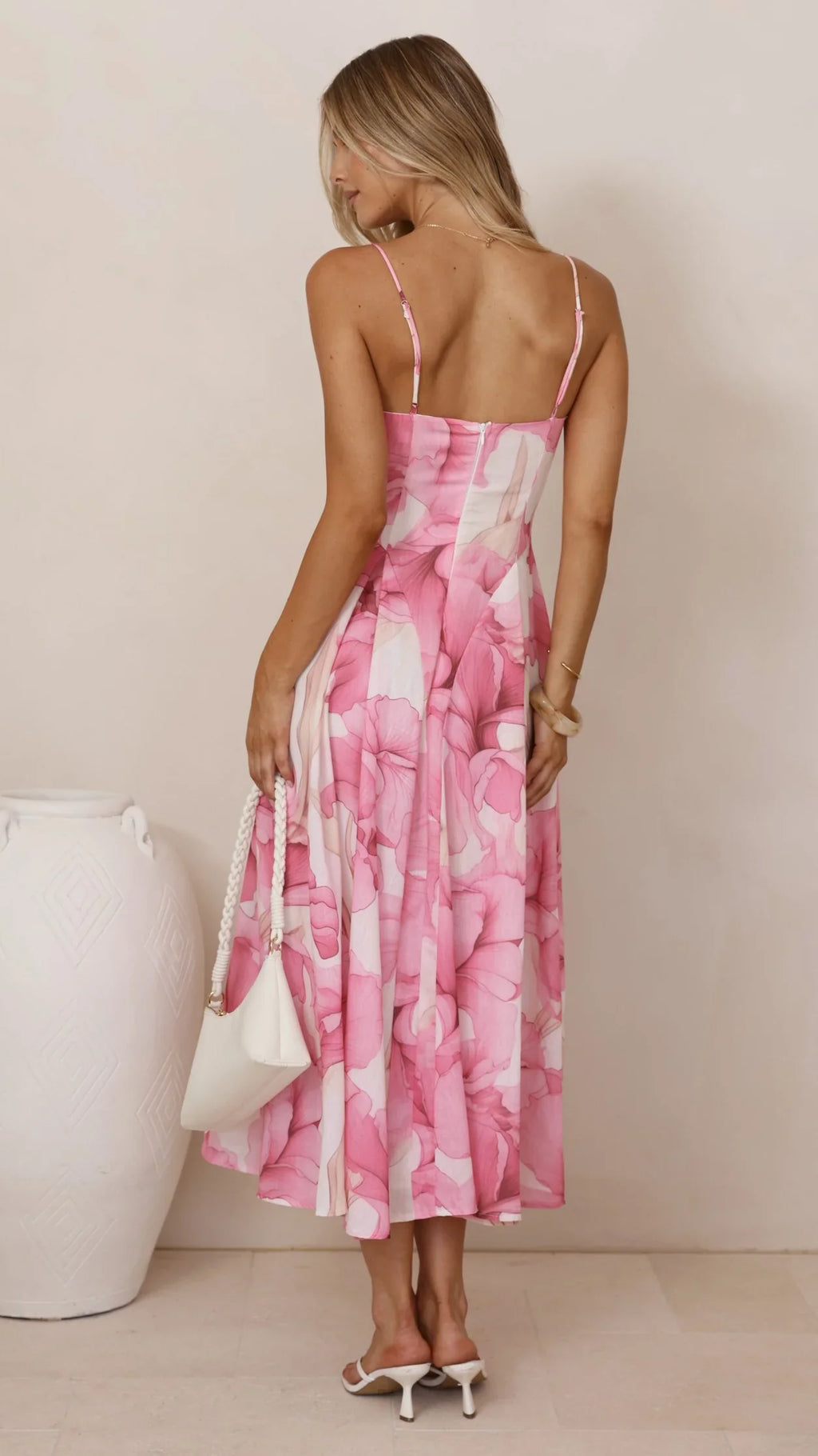 Dallas Maxi Dress - Pink Floral