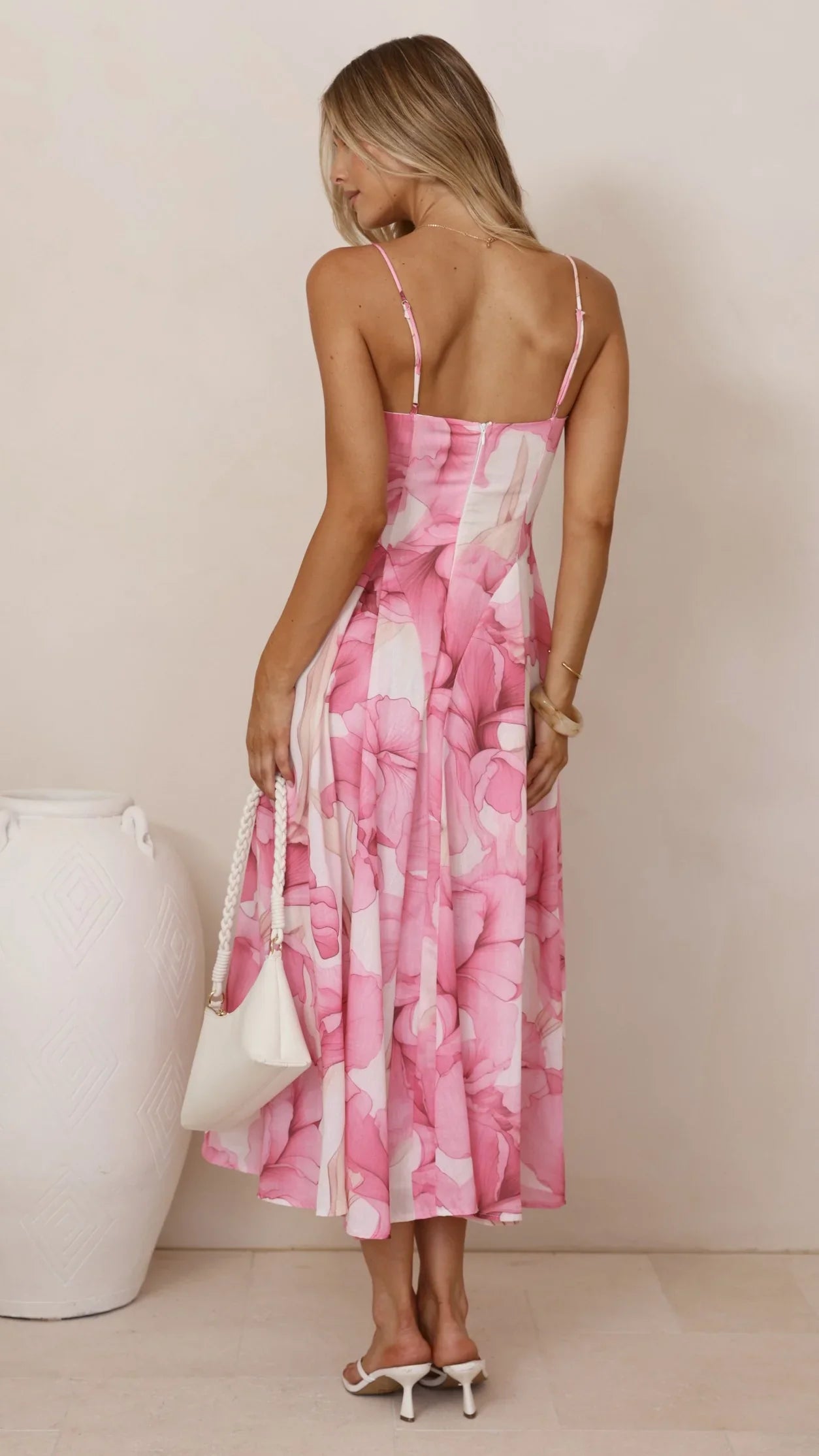 Dallas Maxi Dress - Pink Floral