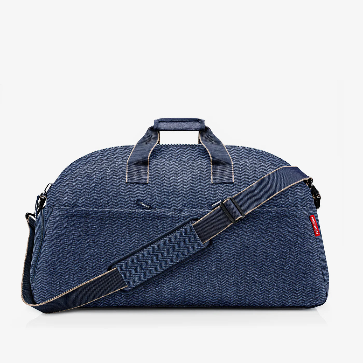 Overnighter Plus Herringbone Dark Blue