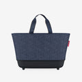 Shoppingbasket Herringbone Dark Blue