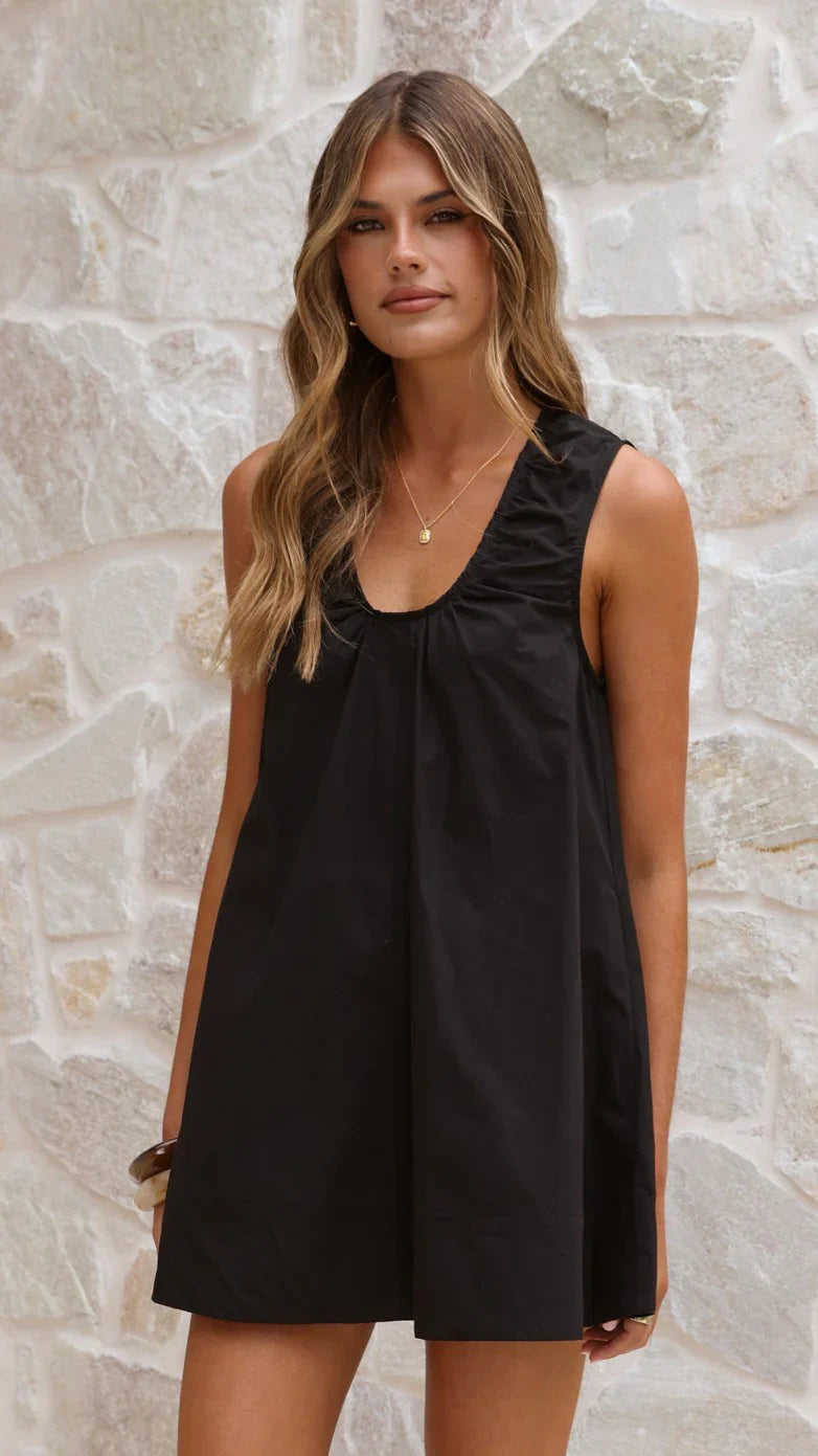 Vika Mini Dress - Black