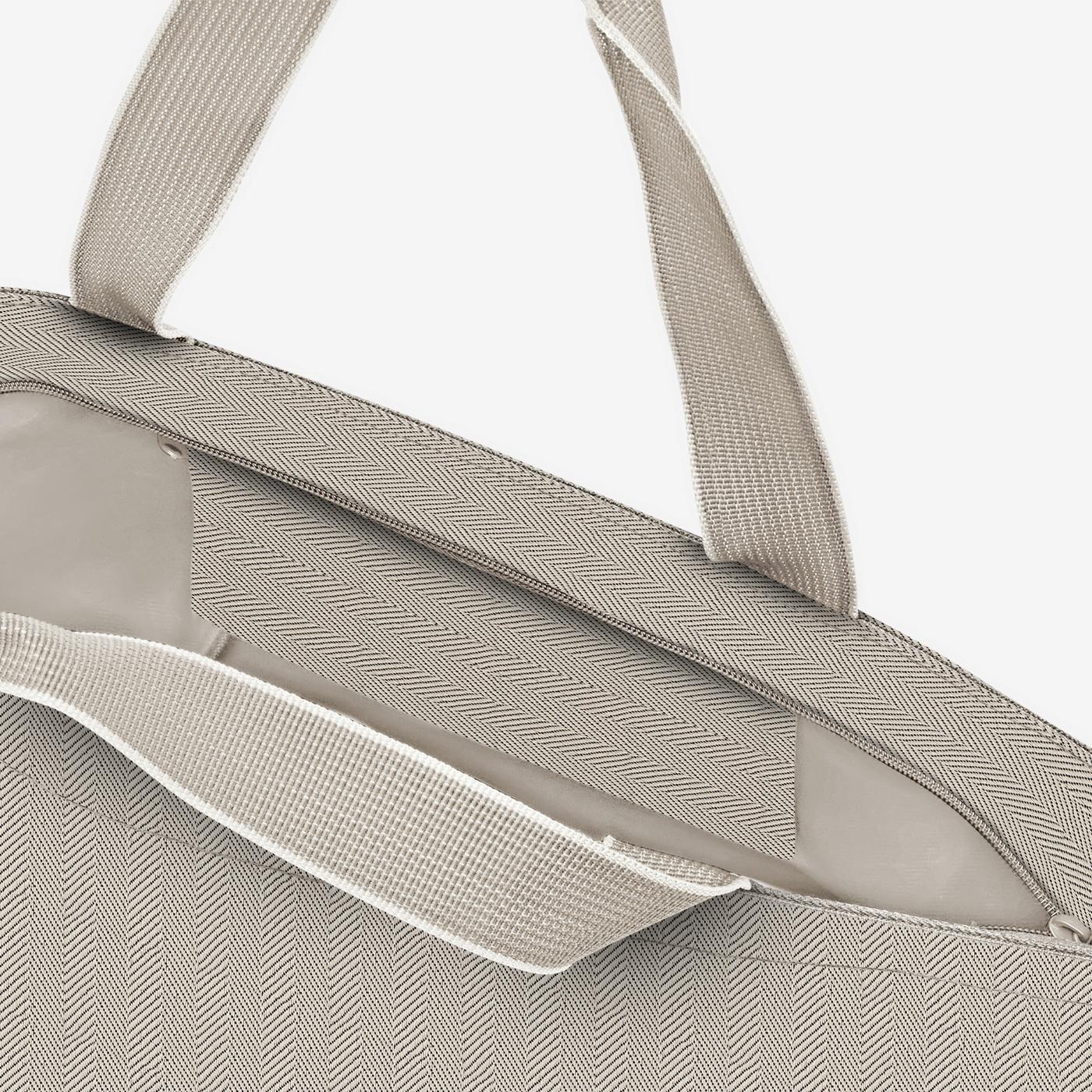 Shopper M Herringbone Sand
