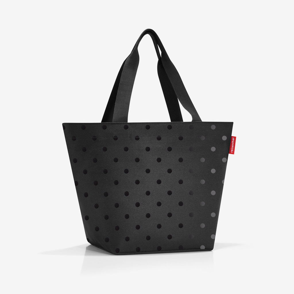 Shopper M Glossy Dots Black