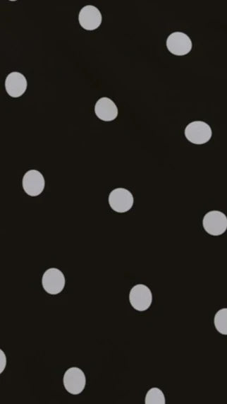 Nya Maxi Dress - Black/White Polka Dot