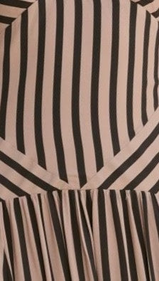 Zoriah Maxi Dress - Black/Beige Stripe