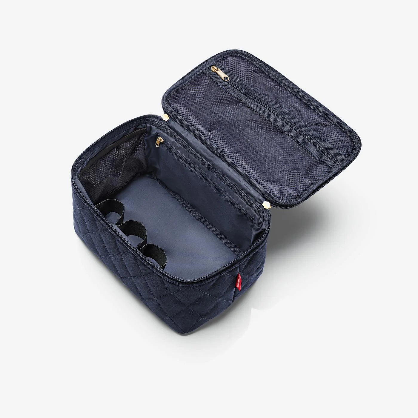 Cosmetic Case Rhombus Midnight Gold