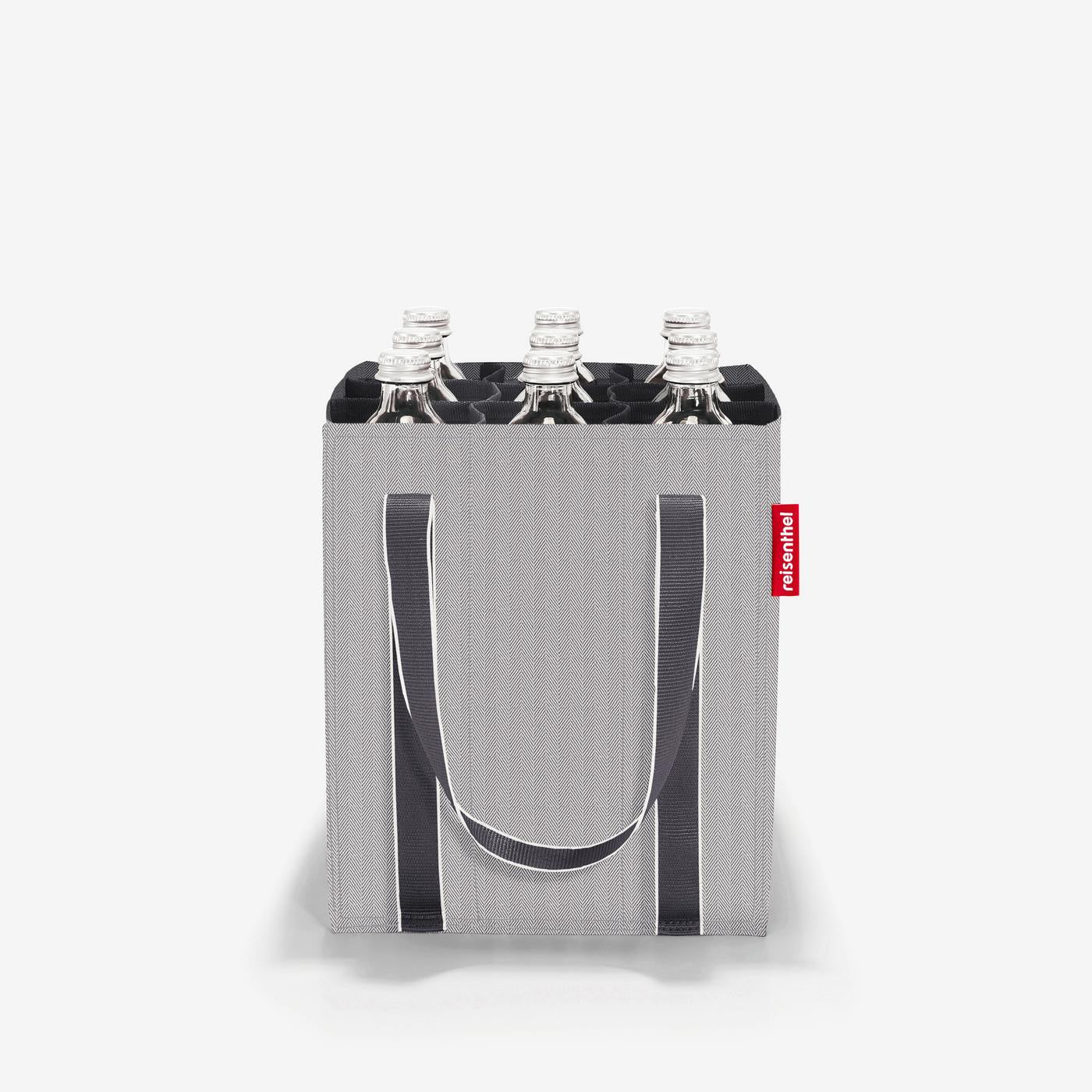 Bottlebag Herringbone Grey