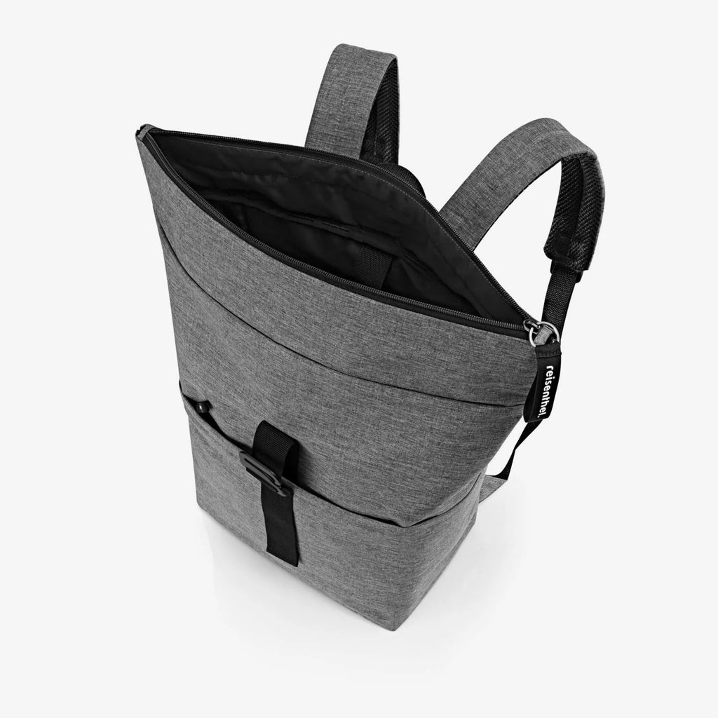 Rolltop Backpack Twist Silver
