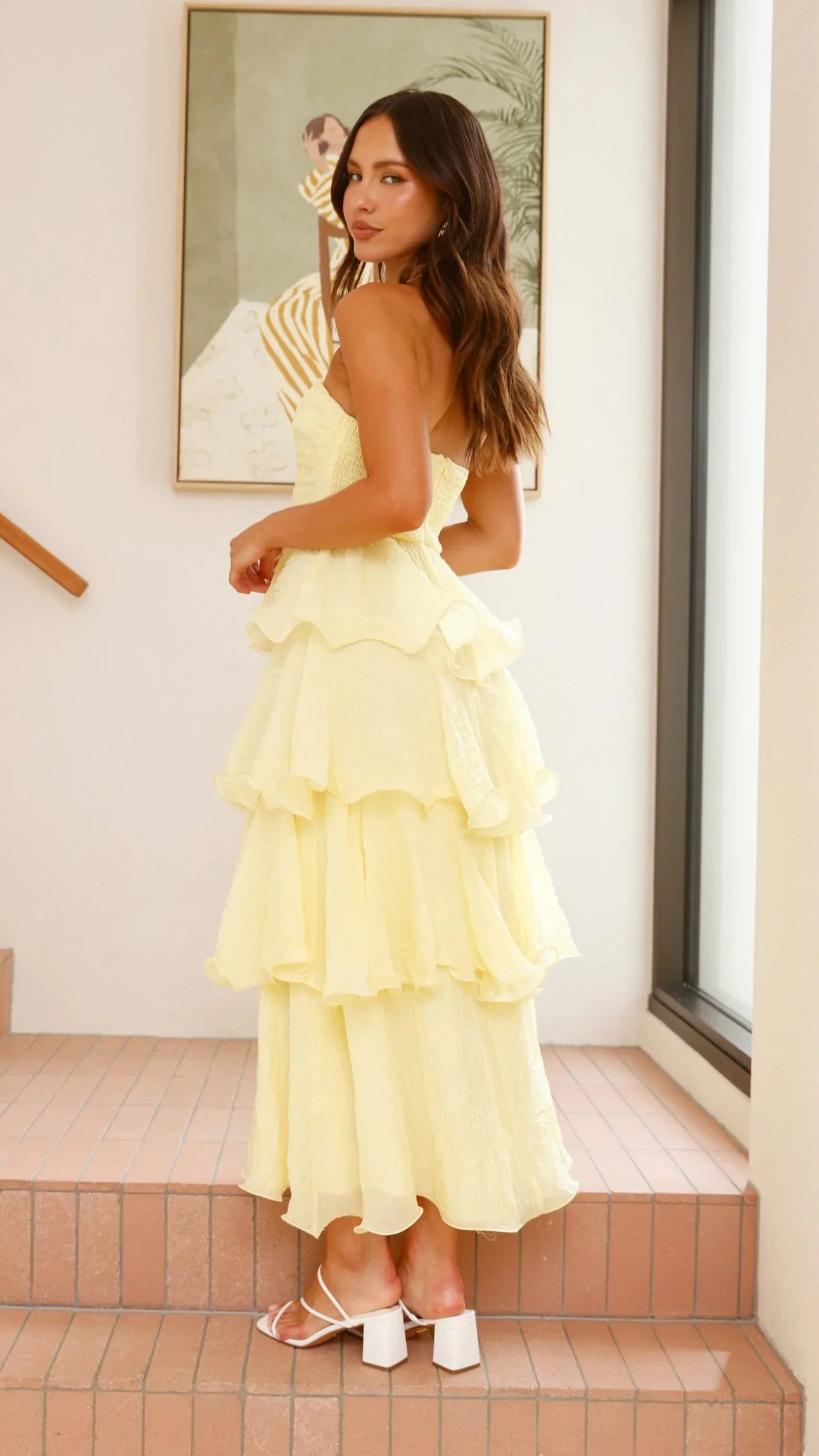Lanica Maxi Dress - Yellow