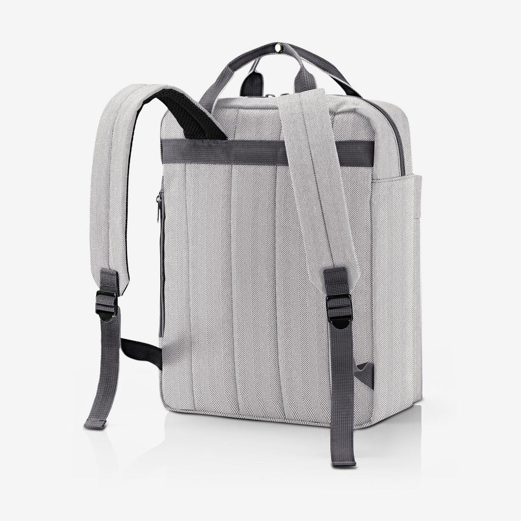 Allday Backpack M Herringbone Grey