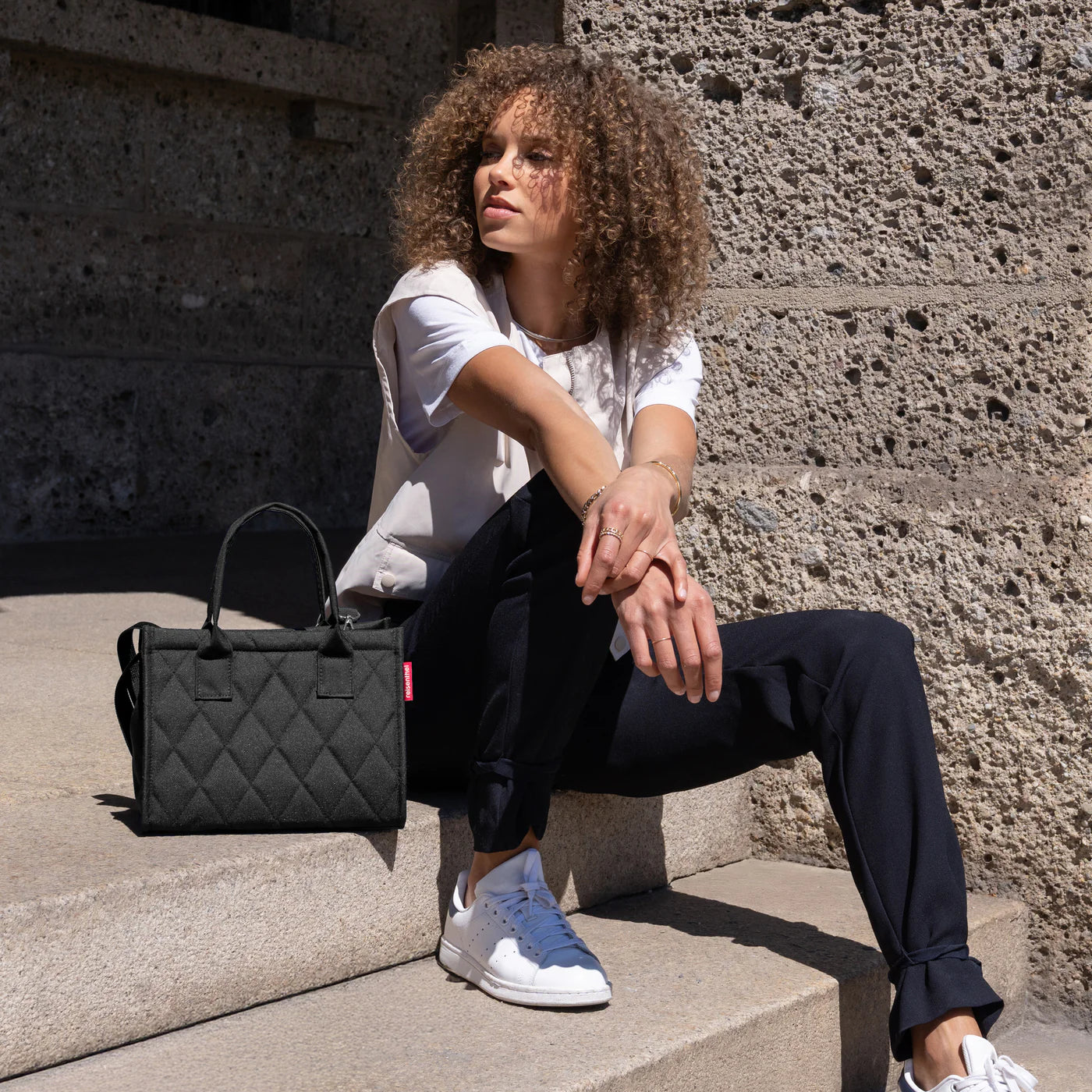 Daily Shopper Xs Rhombus Black