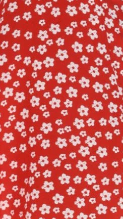 Daisy Mini Dress - Red