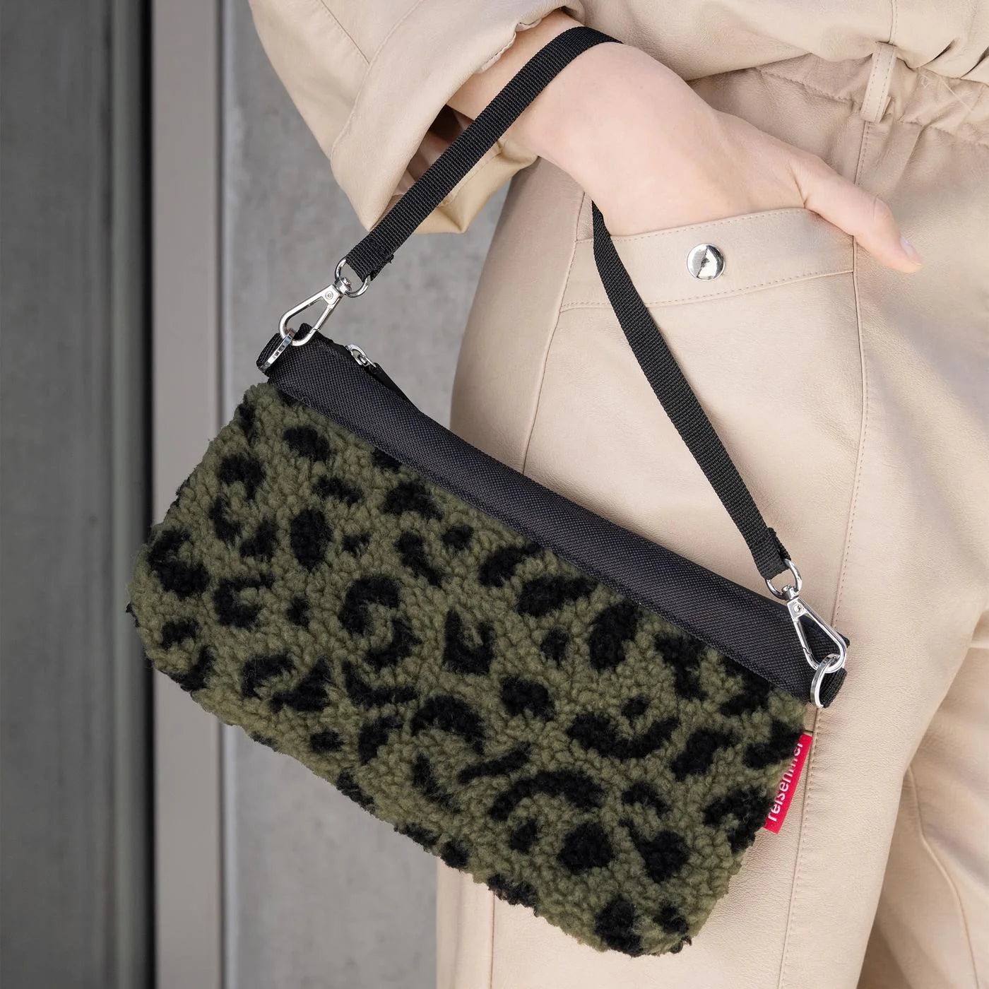 Mini Pouch Teddy Leo Olive