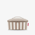Coolerbag M Pocket Summerstripes Coffee