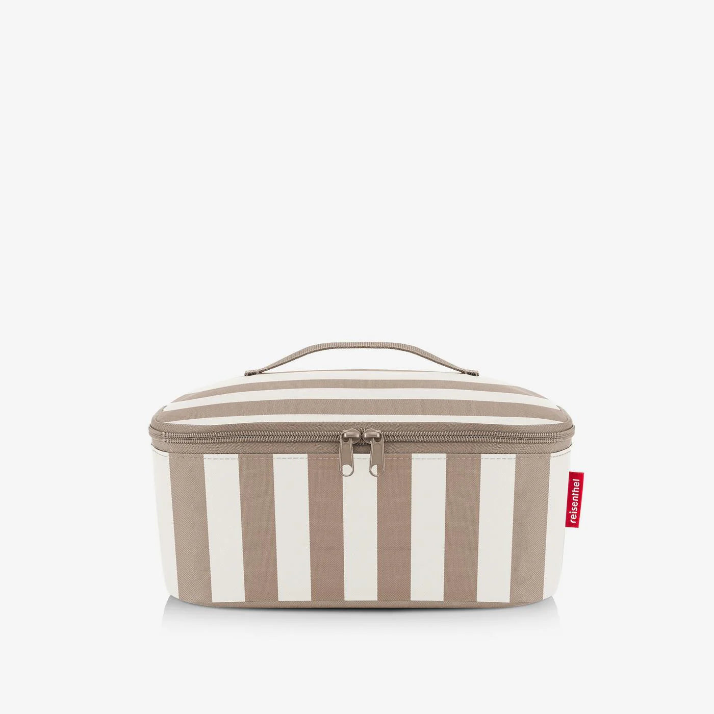 Coolerbag M Pocket Summerstripes Coffee