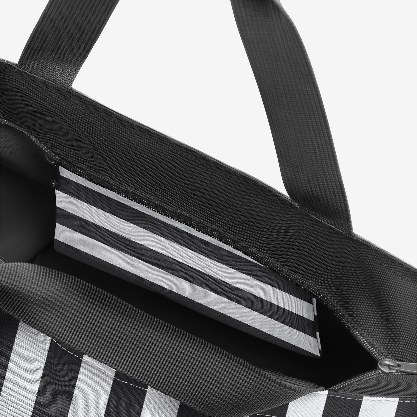 Shopper M Summerstripes Black