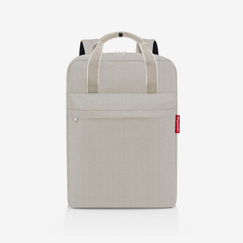 Allday Backpack M Herringbone Sand