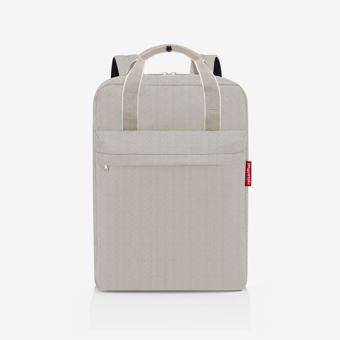 Allday Backpack M Herringbone Sand