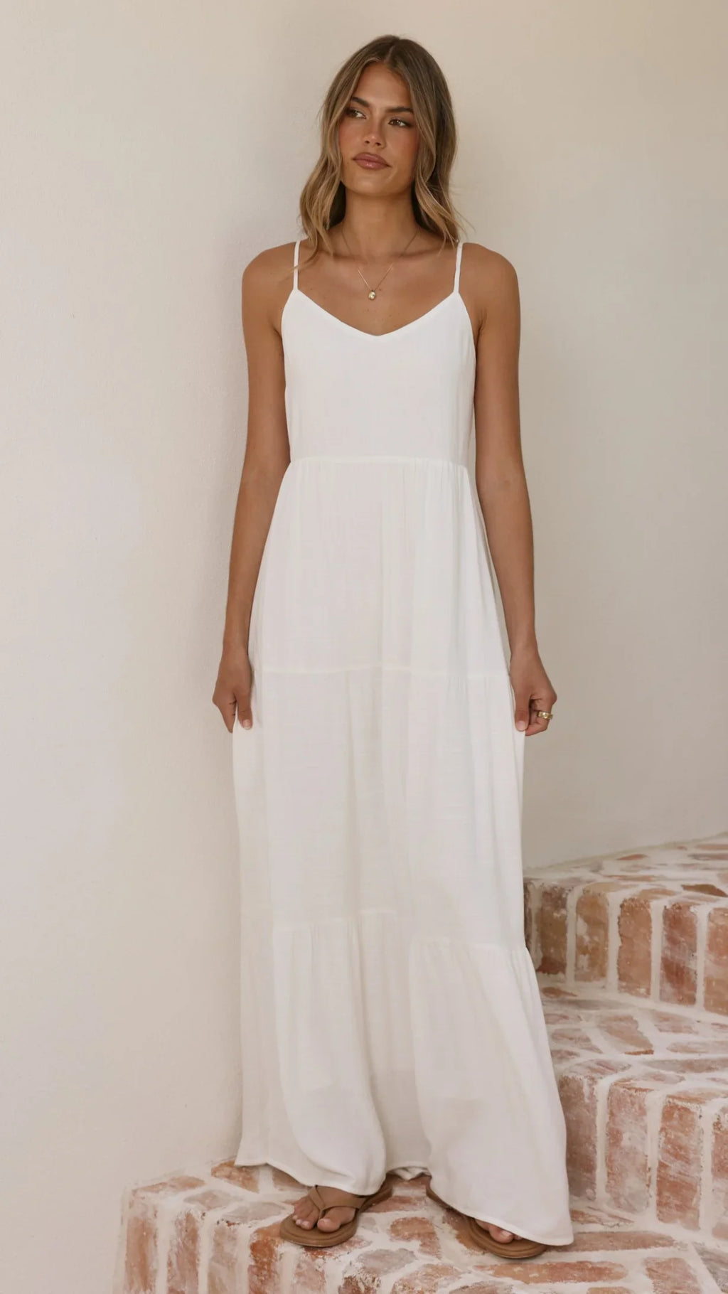 Shelley Maxi Dress - White