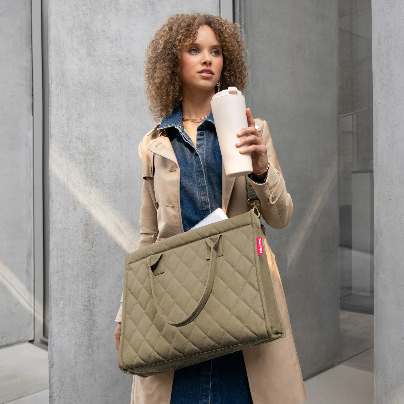 Daily Shopper Business Rhombus Olive