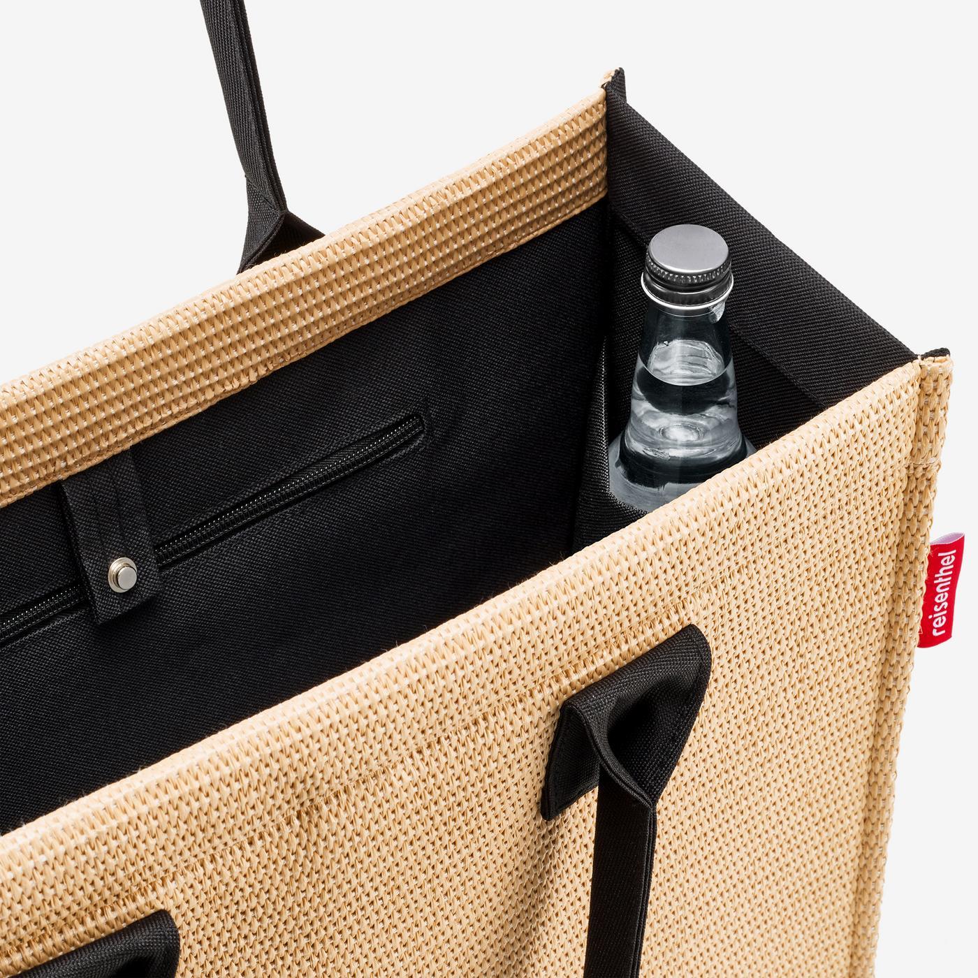 Daily Shopper Raffia Black