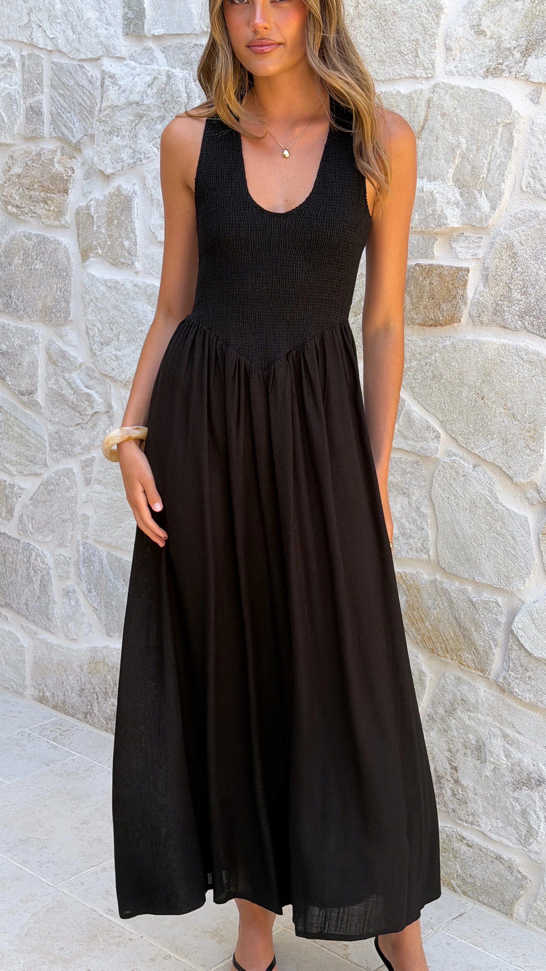 Amira Maxi Dress - Black
