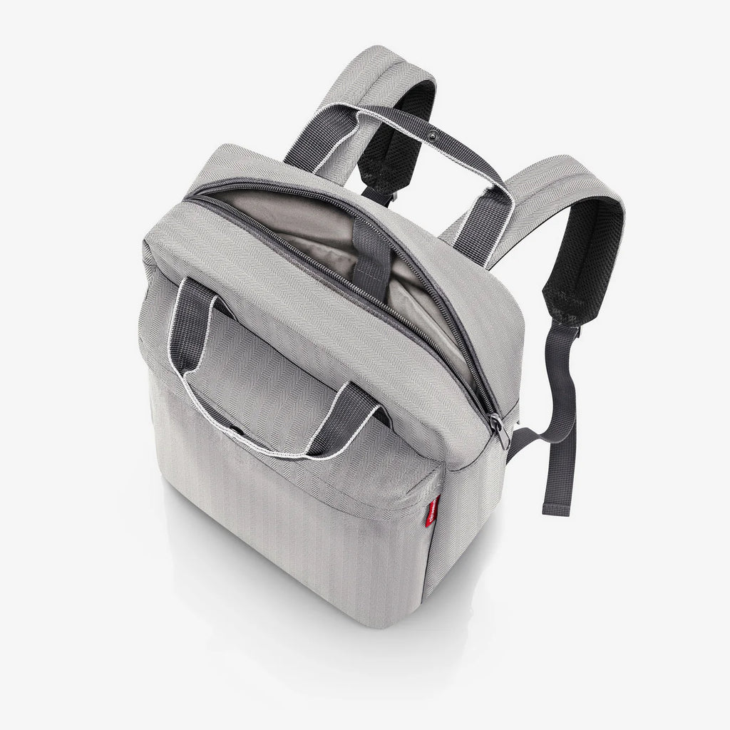Allday Backpack M Herringbone Grey