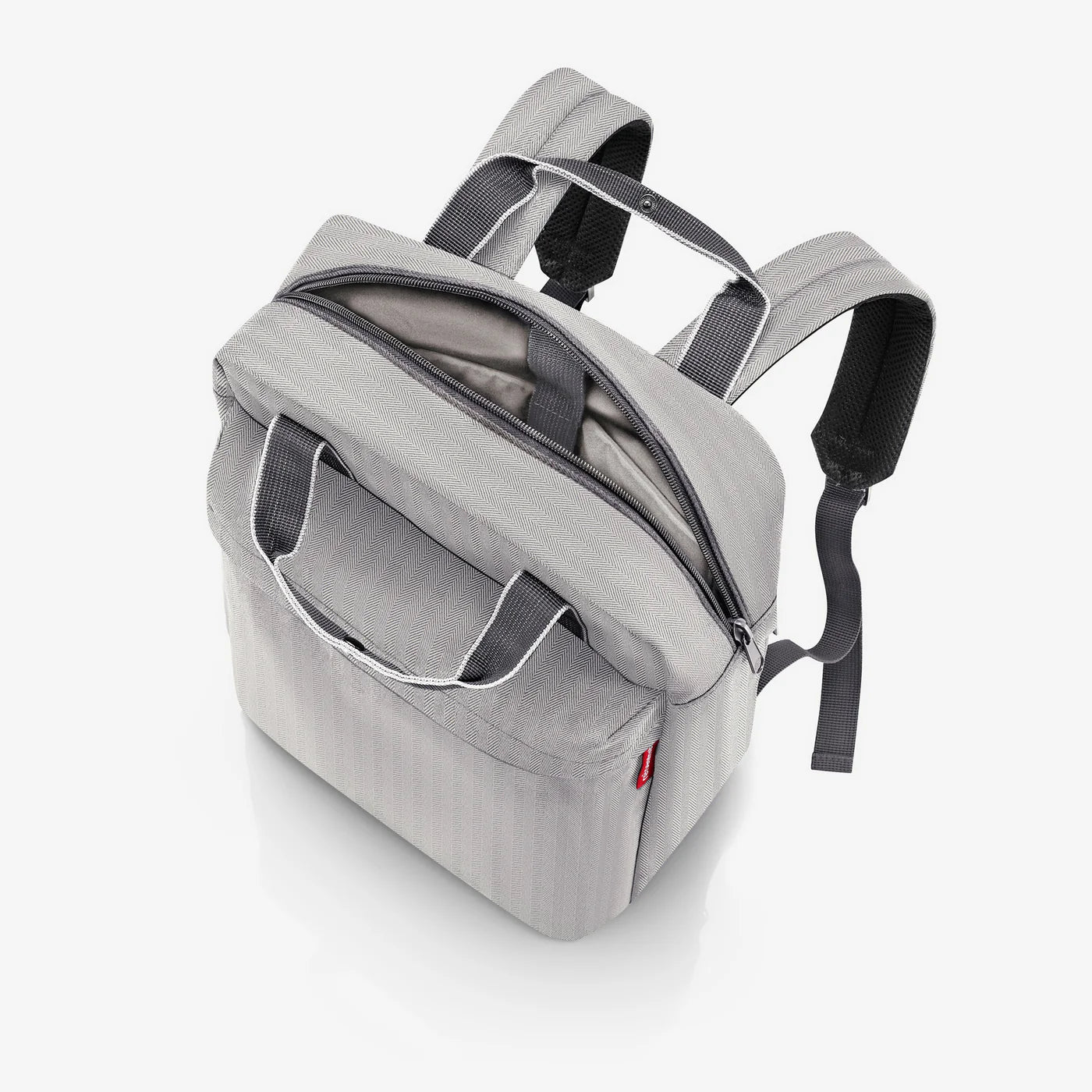 Allday Backpack M Herringbone Grey