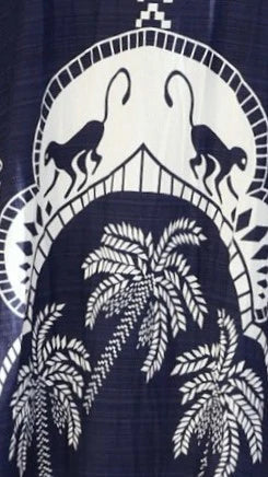 Jaylene Maxi Dress - Navy Bahamas
