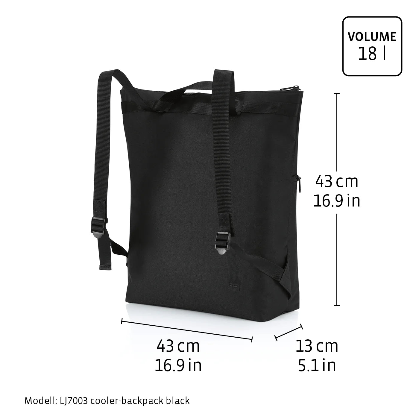 Cooler-Backpack Black