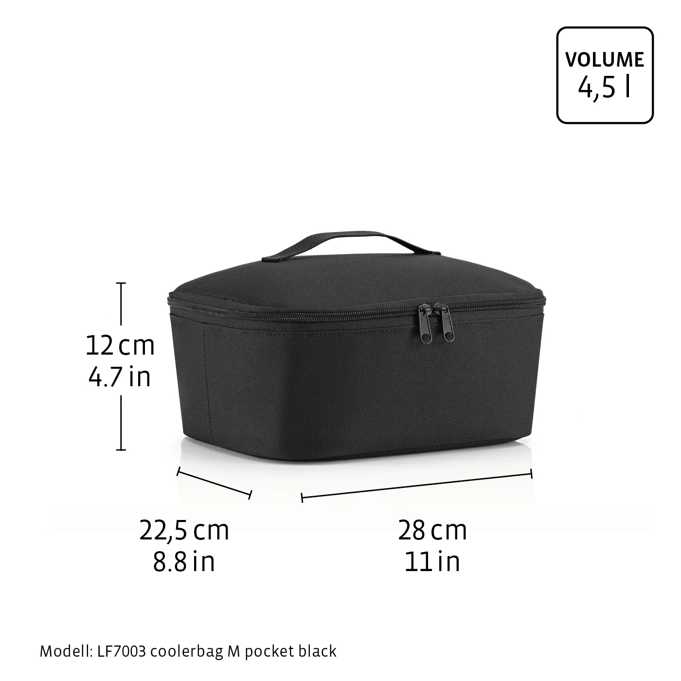 Coolerbag M Pocket Summerstripes Coffee