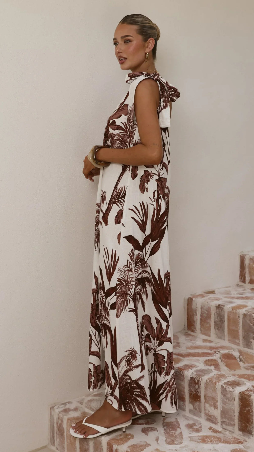 Karolina One Shoulder Maxi Dress - Ipanema Print