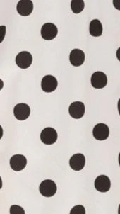 Dimmi Maxi Dress - White/Black Spot